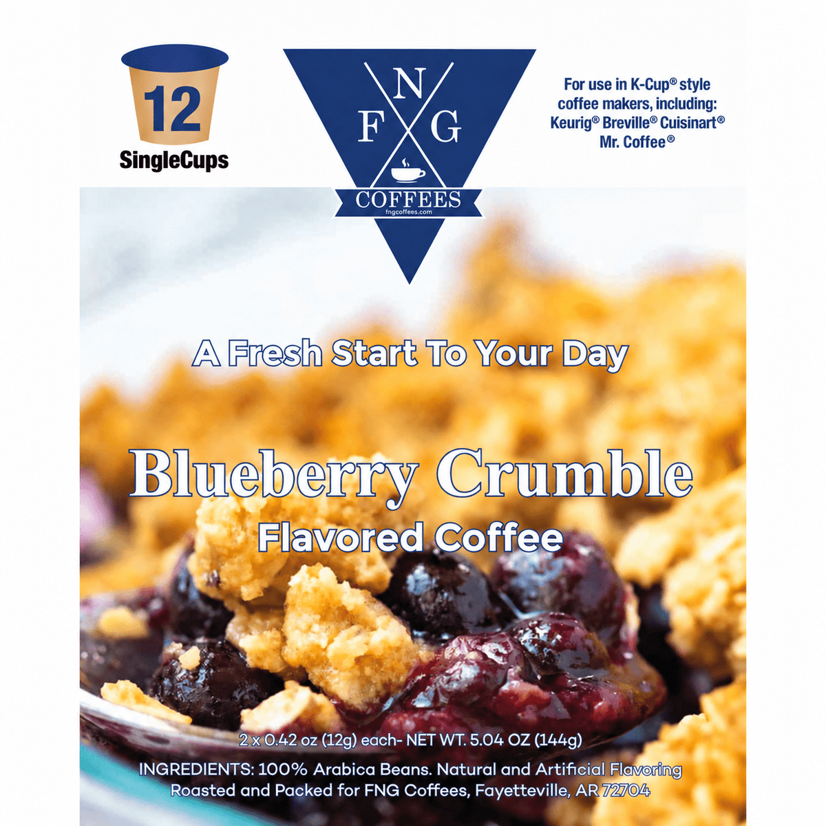 Blueberry Crumble- 12 Pack K Cups