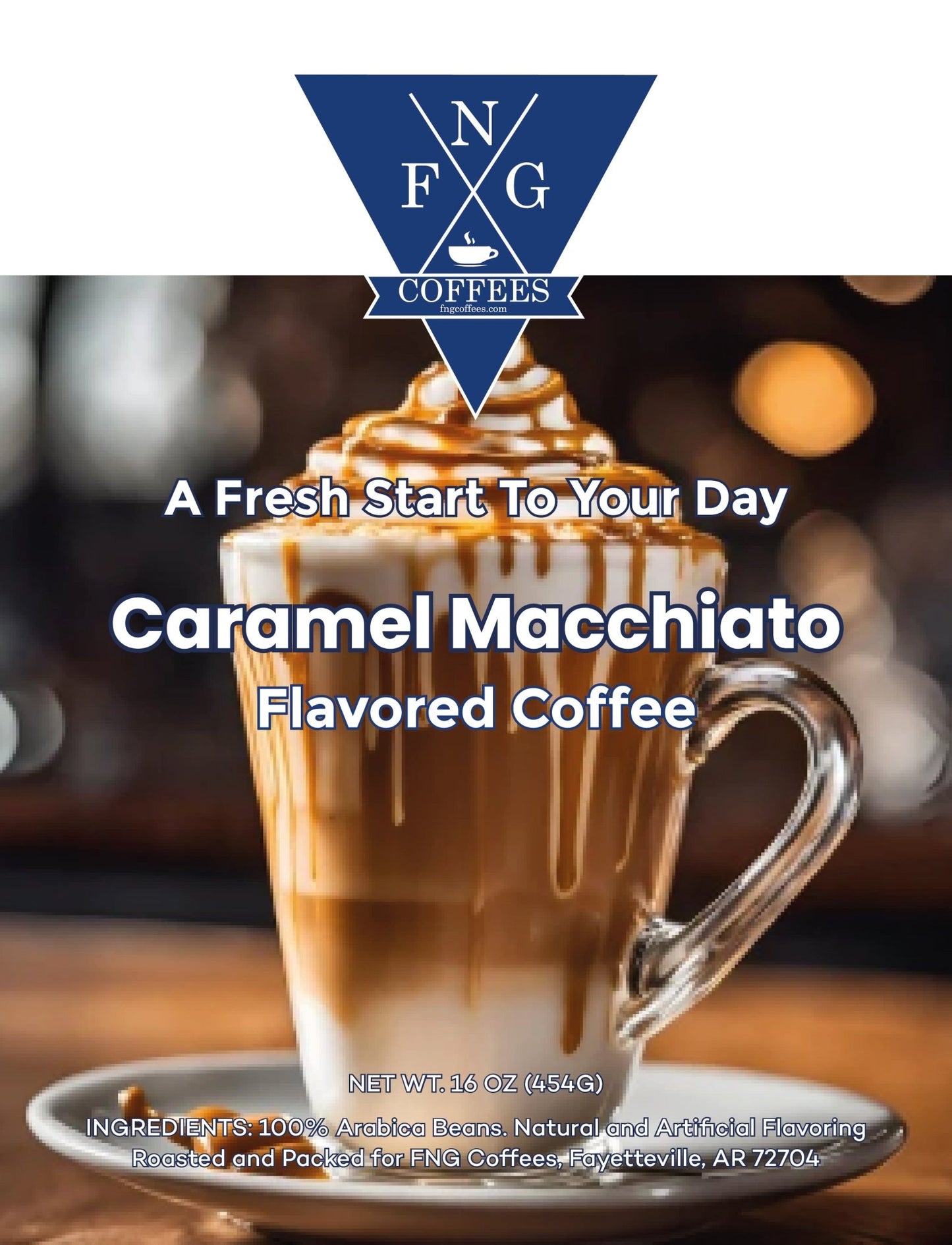 Caramel Macchiato- DECAF Flavored Coffee