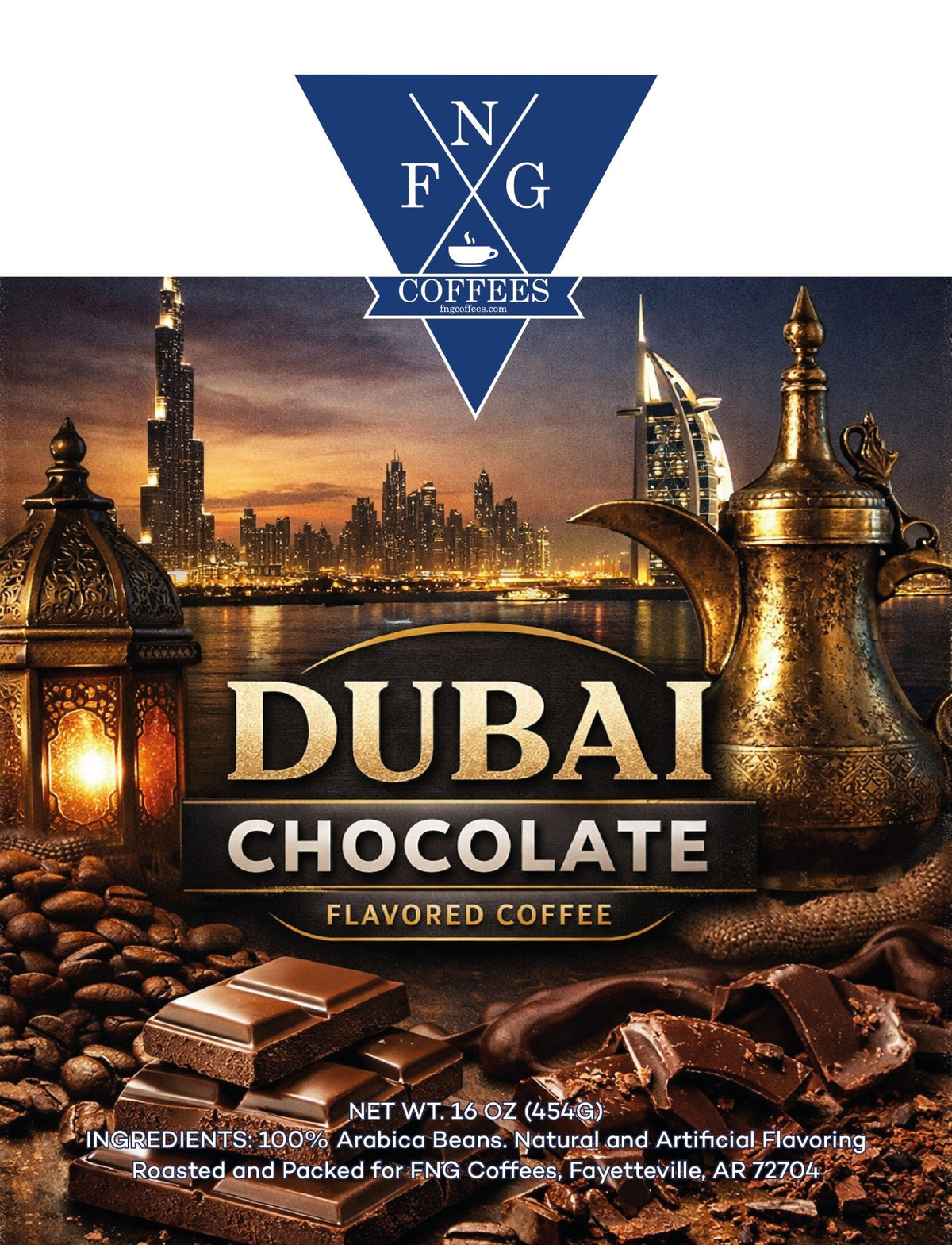 Dubai Chocolate Flavored Coffee