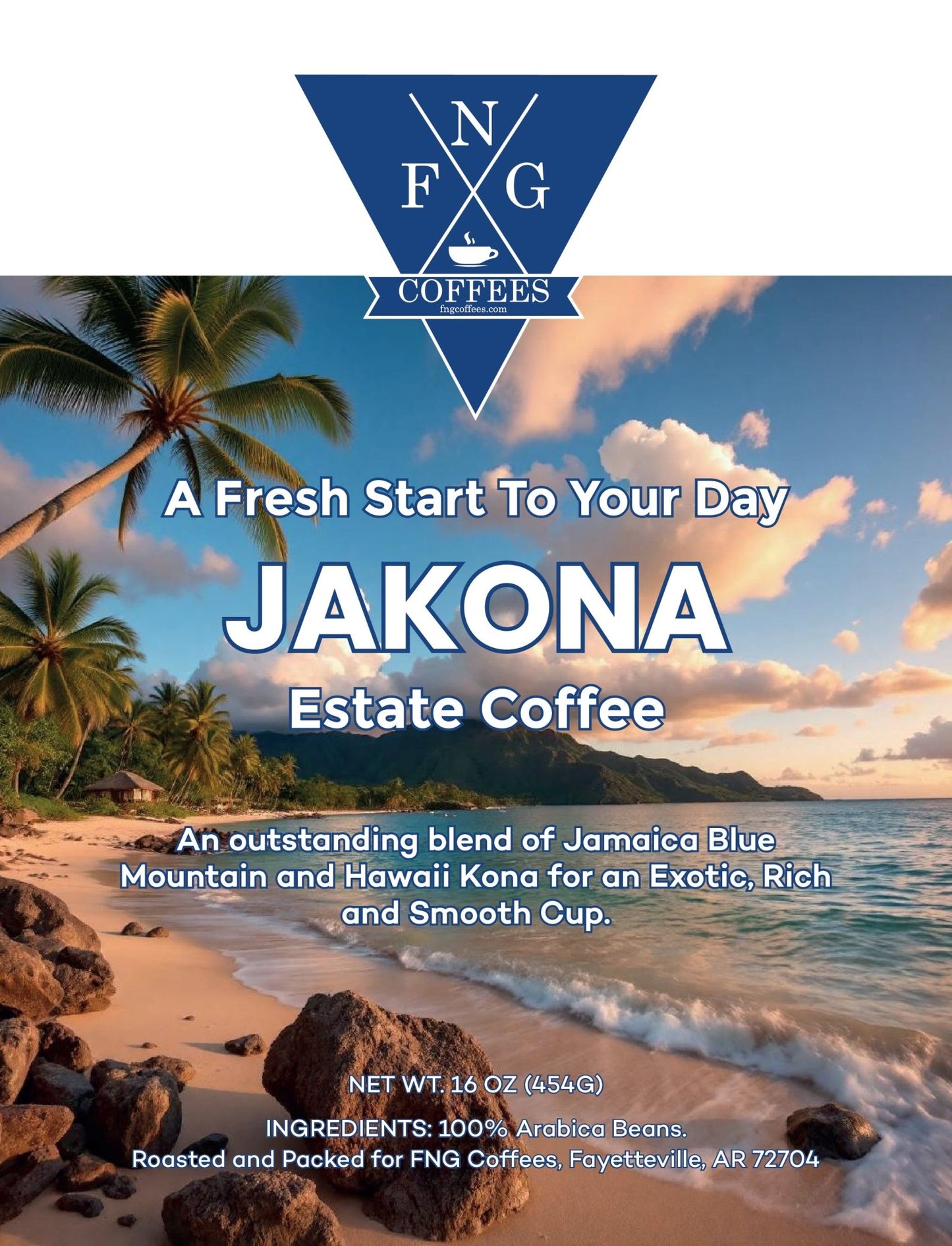 JAKONA (Jamaica Blue Mtn/Hawaiian Kona Blend)