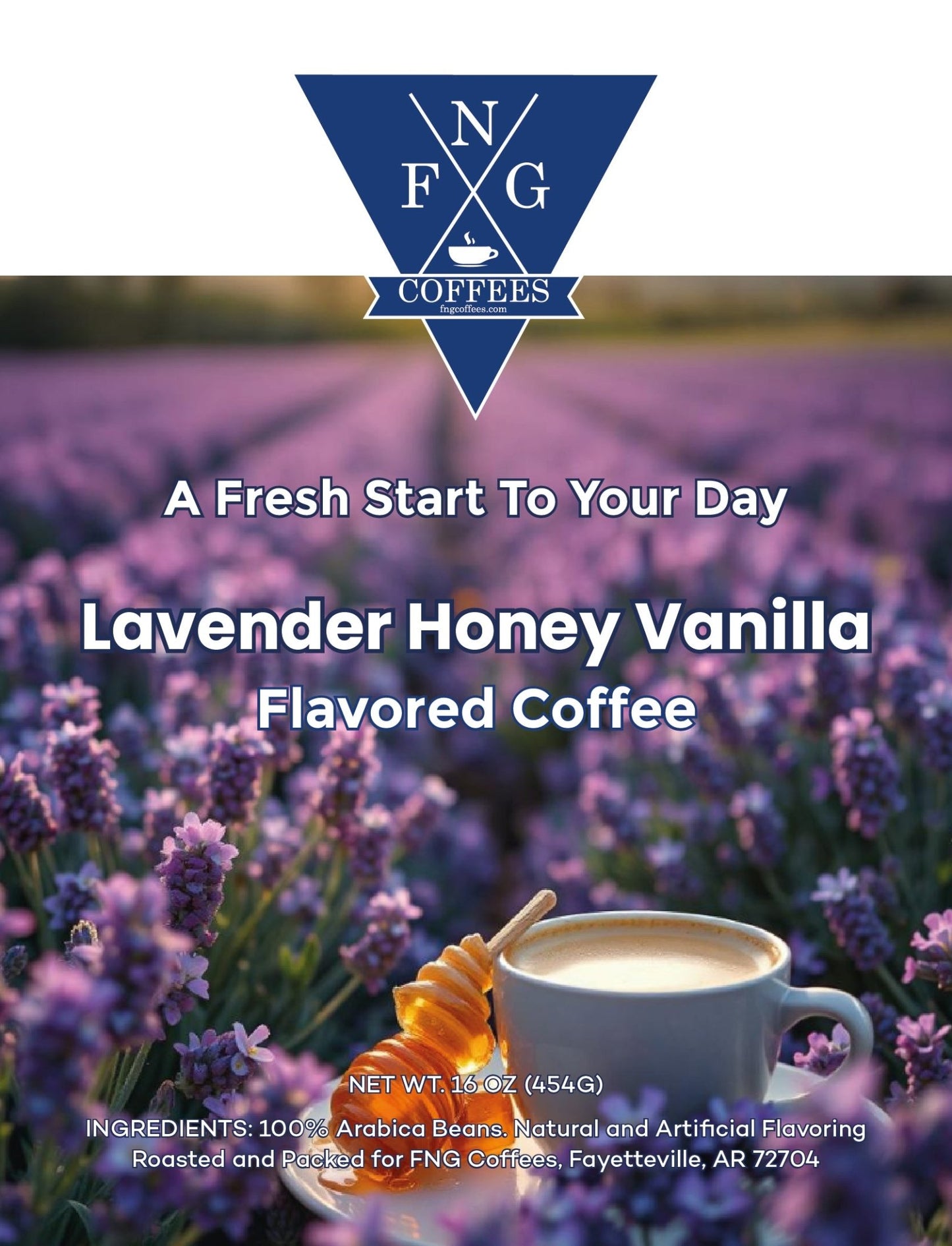 Lavender Honey Vanilla- DECAF Flavored Coffee