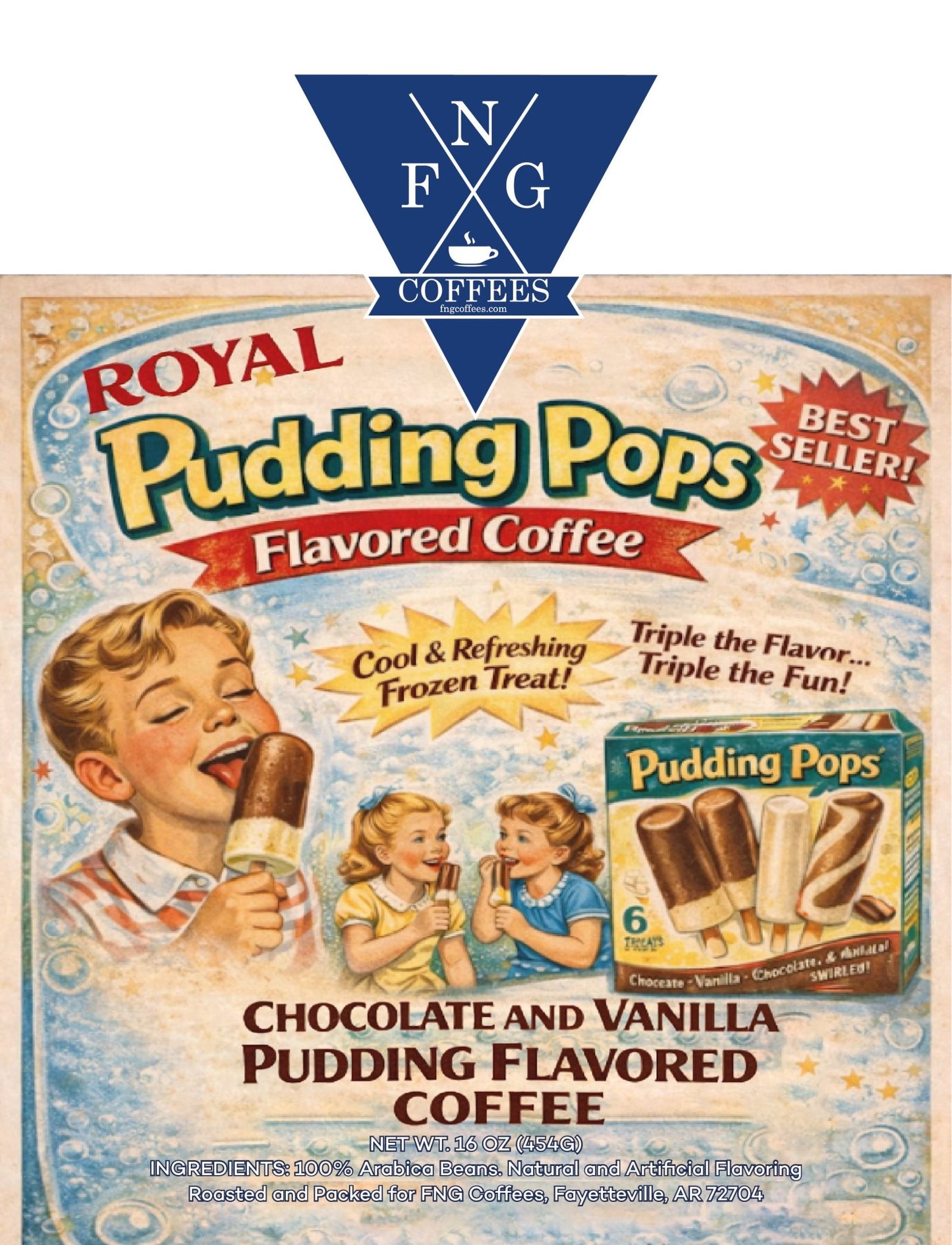 Royal Pudding Pop Flavored Coffee