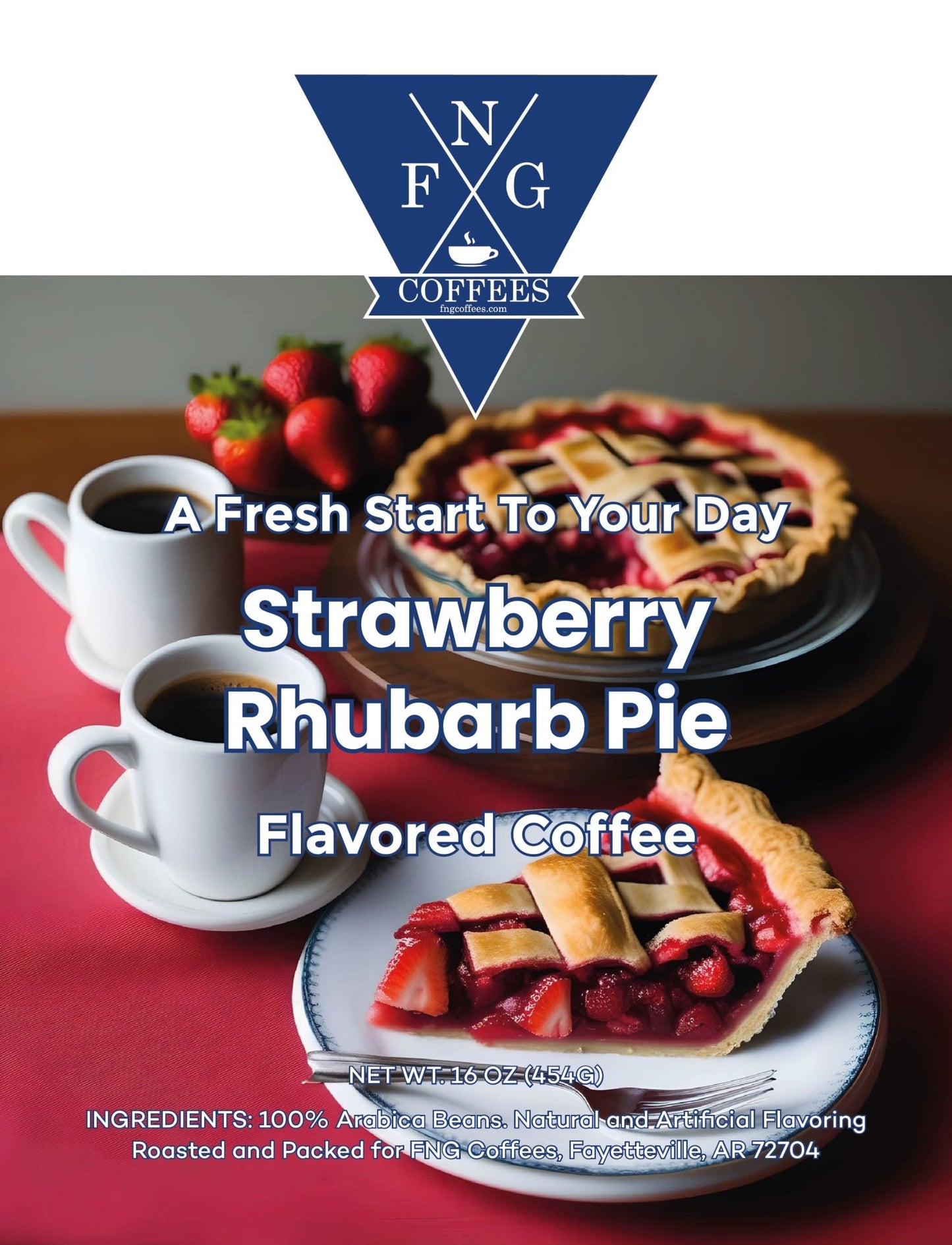 Strawberry Rhubarb Pie- Flavored Coffee