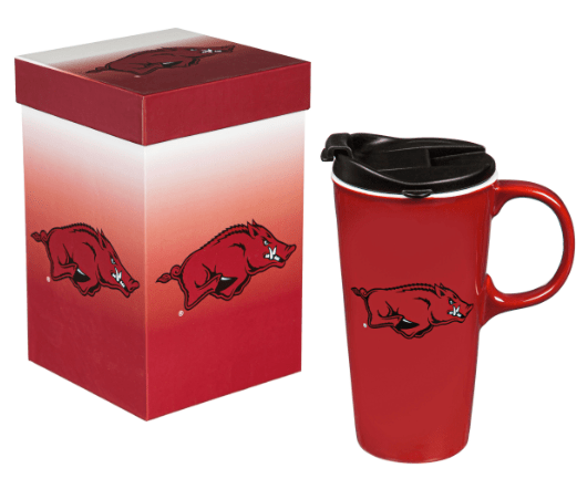 University of Arkansas, Boxed Travel Mug- 17 oz