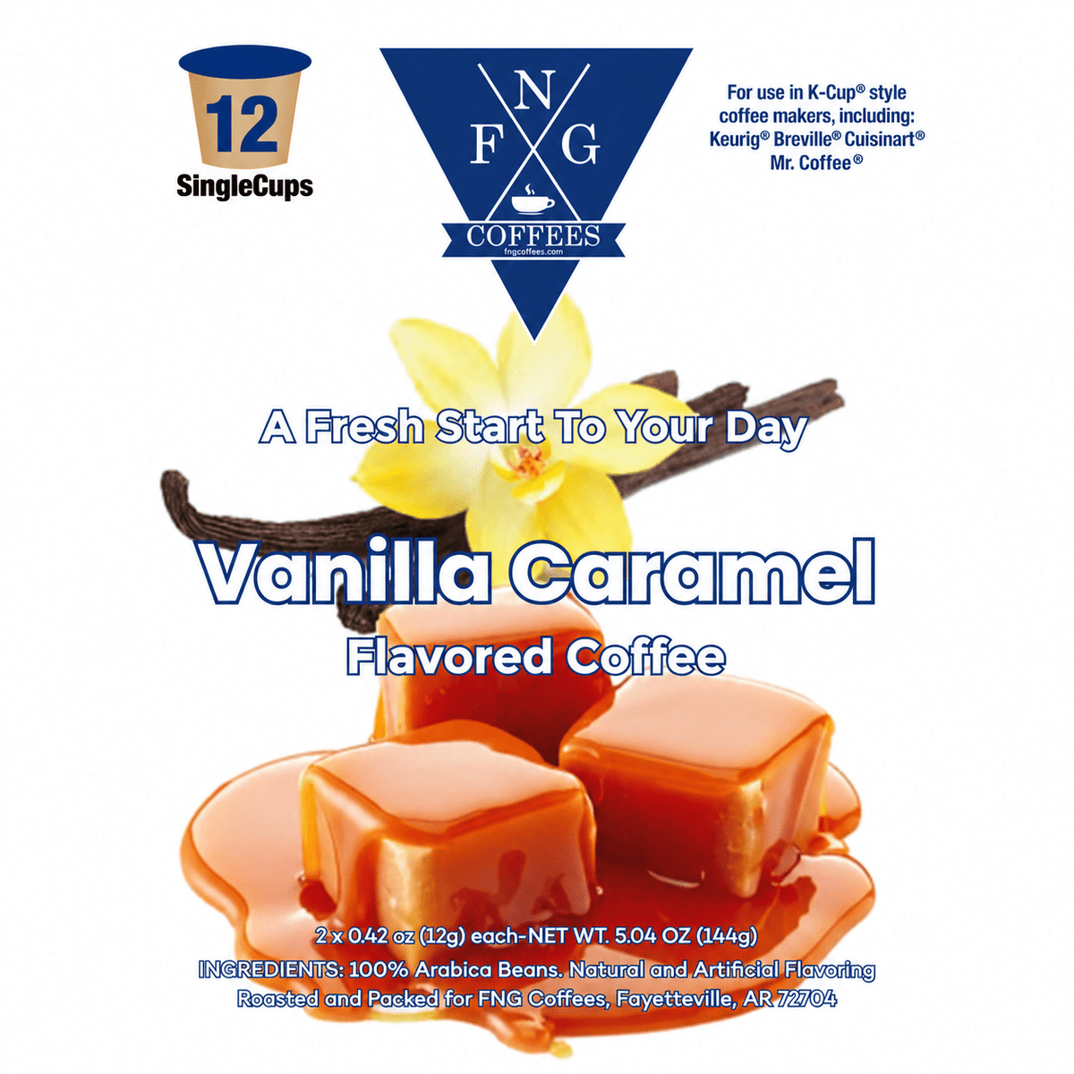 Vanilla Caramel - 12 Pack K Cups
