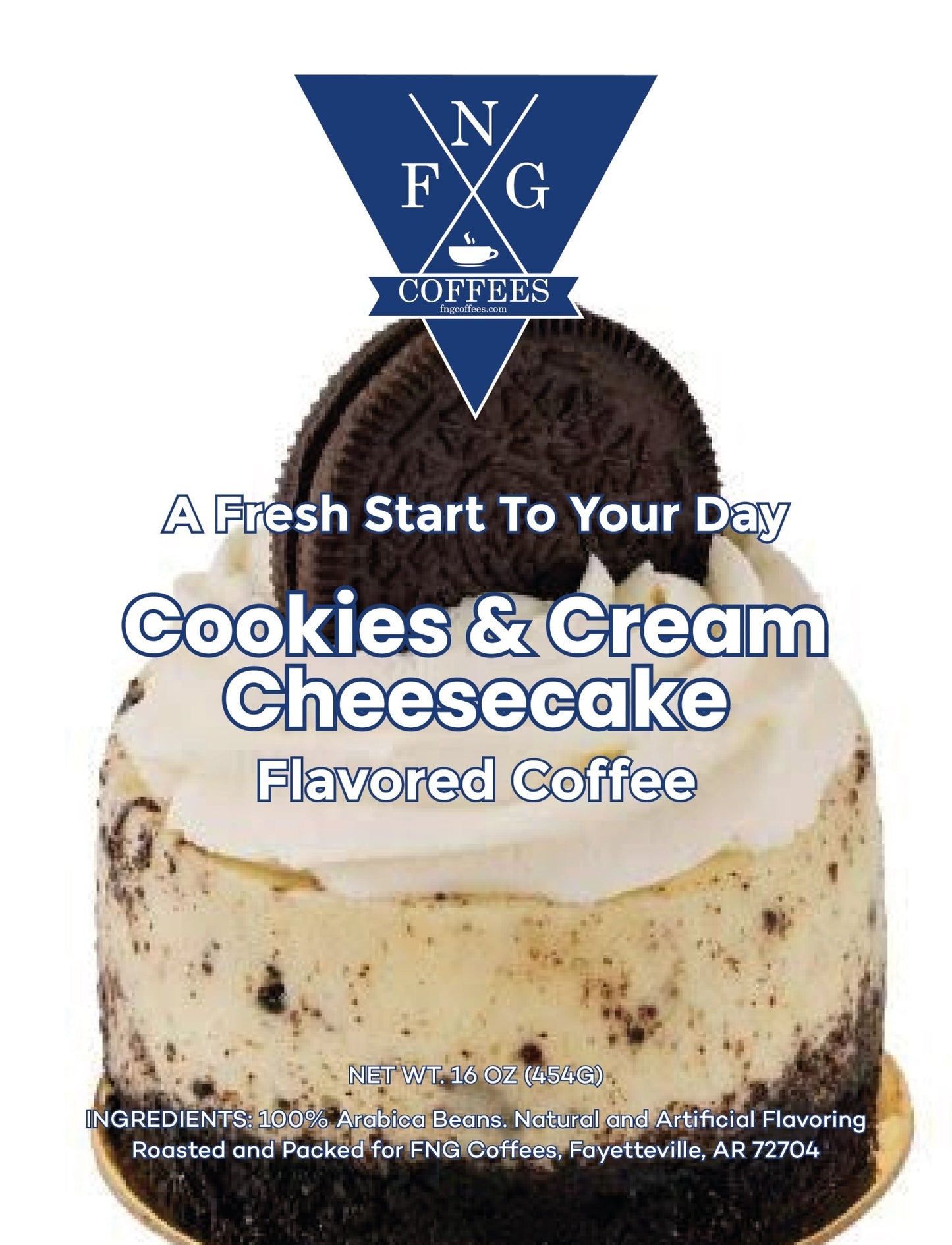 Cookies and Cream Cheesecake Flavored Coffee- DECAF