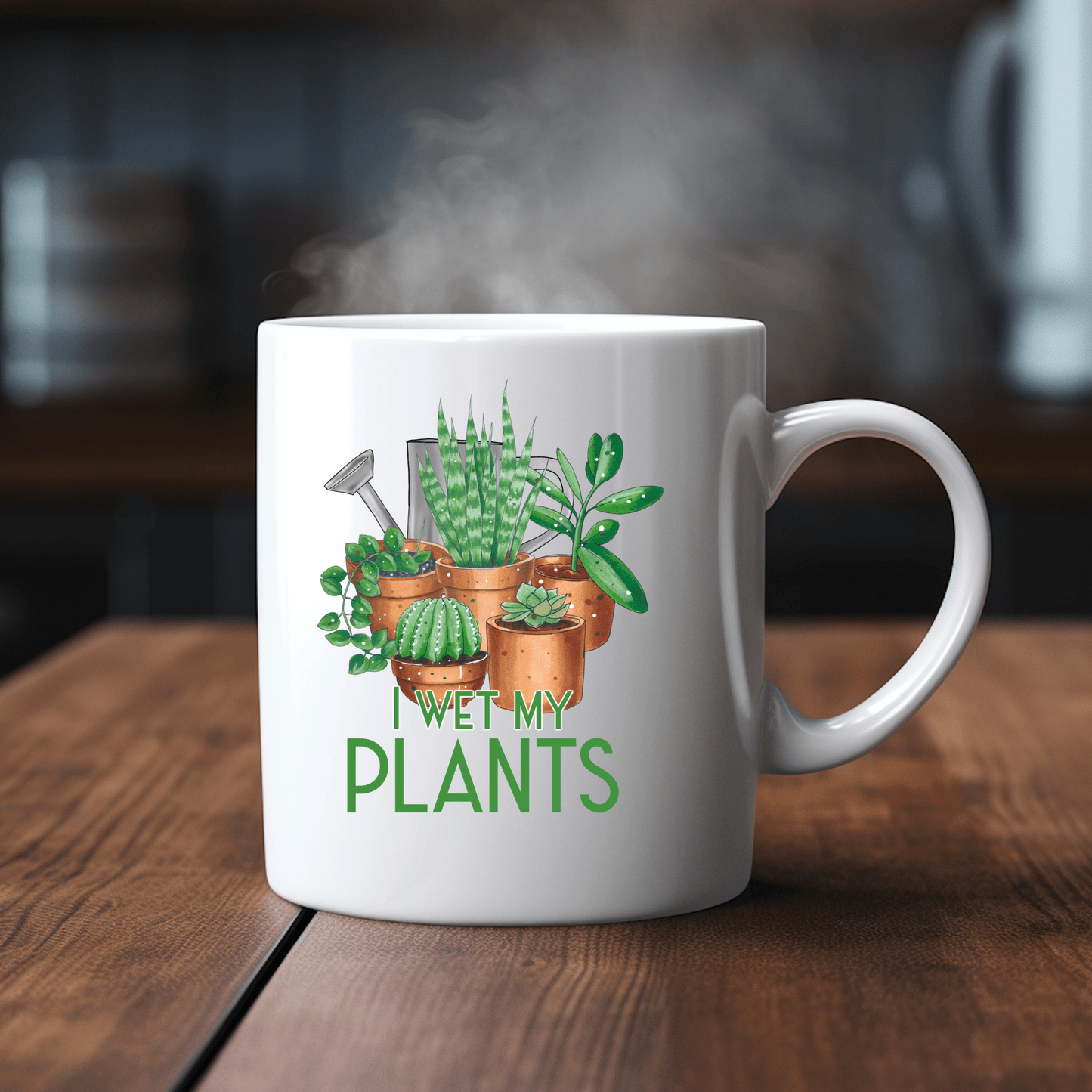 I Wet My Plants Coffee Mug- 15 oz- Collection