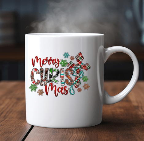 Merry CHRIST mas Ceramic Coffee Mug- 15 oz- Collection