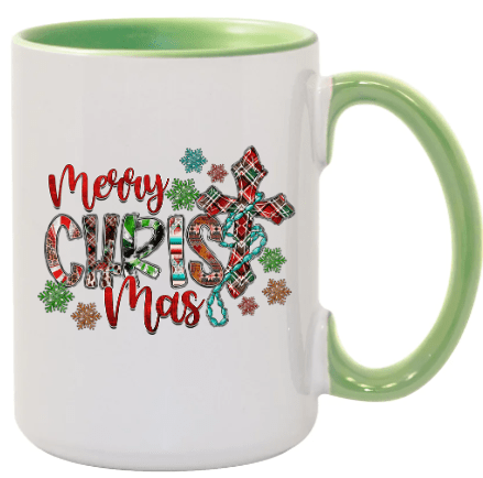 Merry CHRIST mas Ceramic Coffee Mug- 15 oz- Collection