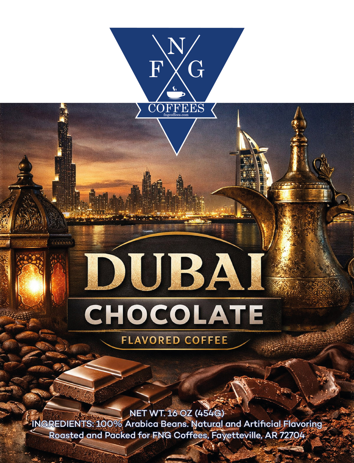 Dubai Chocolate Flavored Coffee DECAF