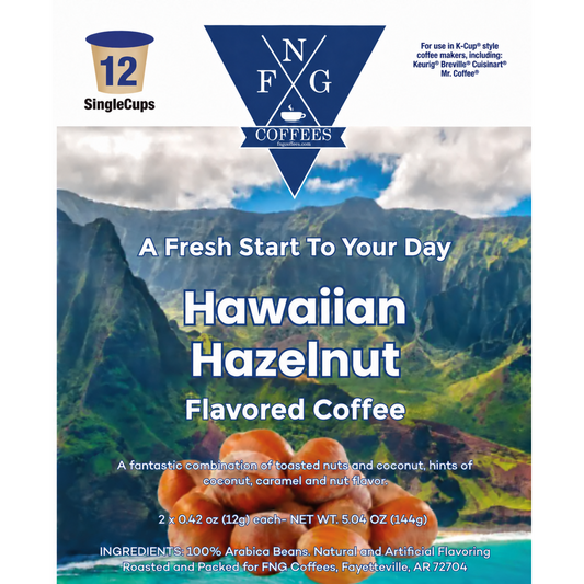 Hawaiian Hazelnut- 12 Pack K Cups
