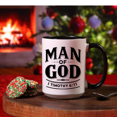 FNG Man of God Coffee Mug- 15 oz- Collection