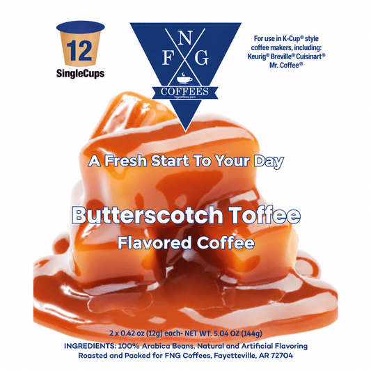 Butterscotch Toffee- 12 Pack K Cups