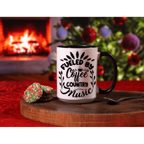 FNG Coffee and Country Music Mug- 15 oz