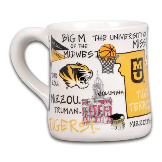 Mizzou Icon Campus Ceramic Mug- 16 oz