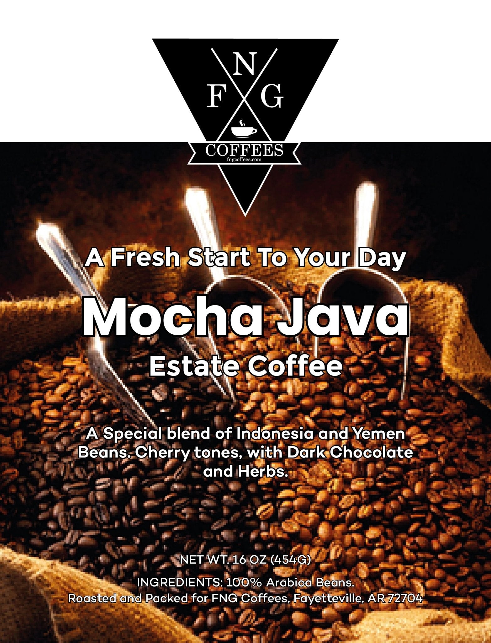 Mocha Java- Premium Blend – FNG Coffees