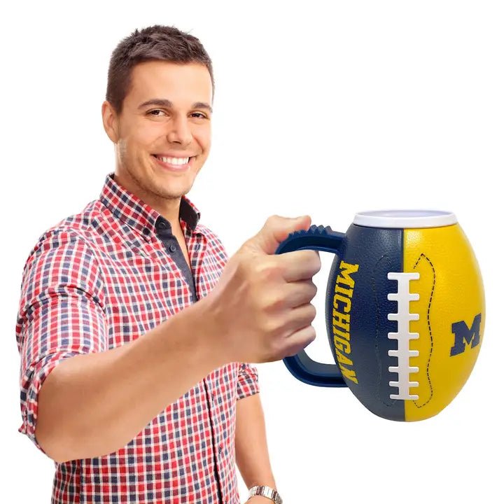 University of Michigan Football Mug- 24 oz