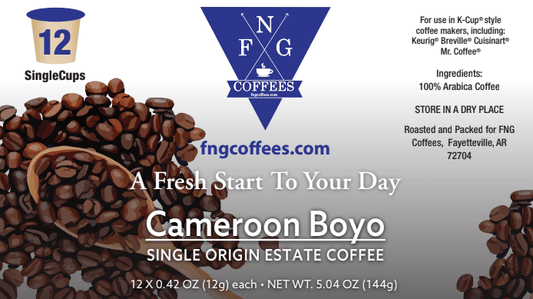 Cameroon Boyo K Cups | Cameroon Coffee K Cups | FNG Coffees